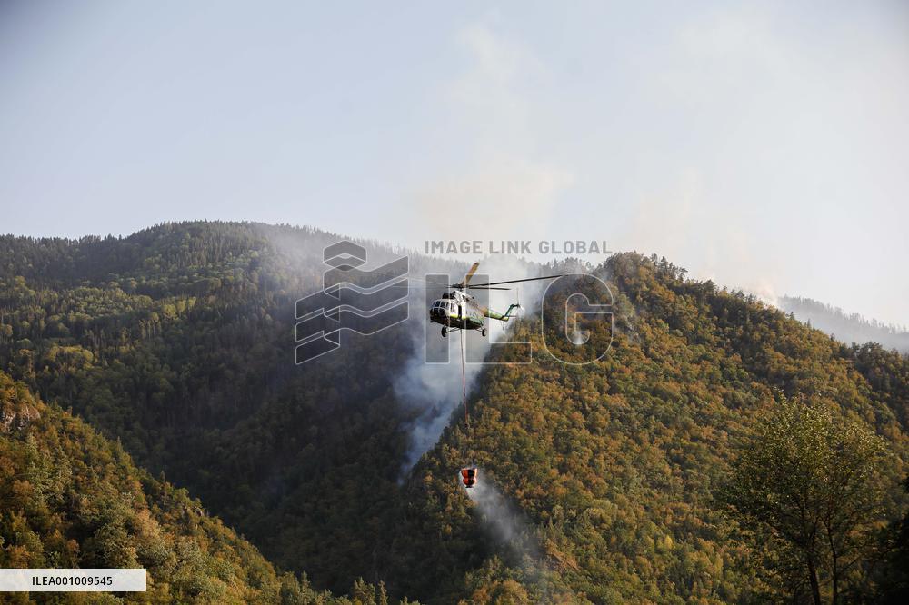 GEORGIA-BORJOMI-WILDFIRE