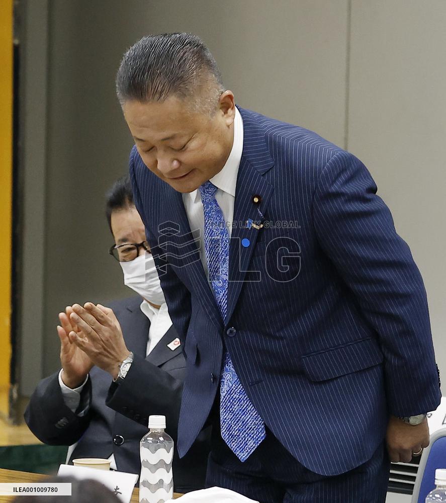 Baba named new head of Japan Innovation Party