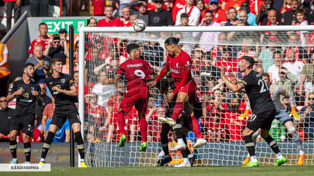 (SP)BRITAIN-LIVERPOOL-FOOTBALL-PREMIER LEAGUE-LIVERPOOL VS BOURNEMOUTH