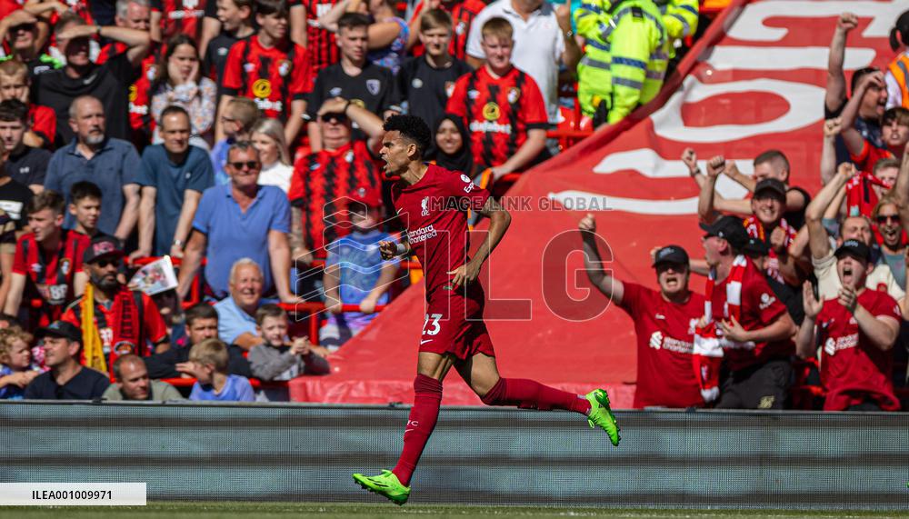 (SP)BRITAIN-LIVERPOOL-FOOTBALL-PREMIER LEAGUE-LIVERPOOL VS BOURNEMOUTH