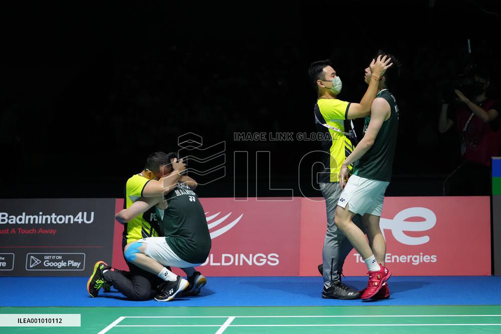 (SP)JAPAN-TOKYO-BADMINTON-WORLD CHAMPIONSHIPS-MEN'S DOUBLES-FINAL