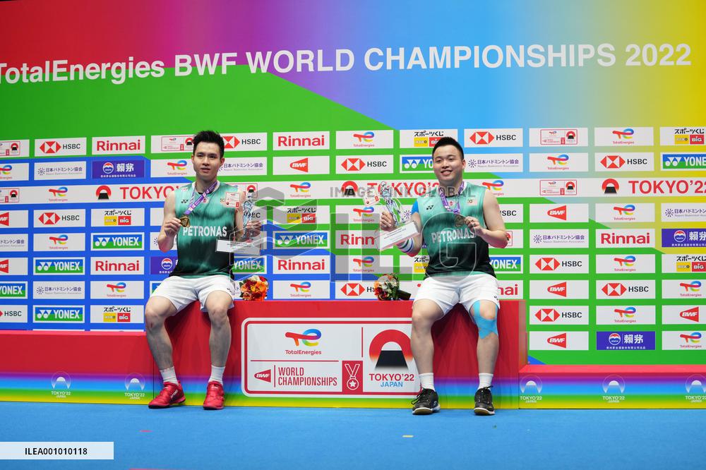 (SP)JAPAN-TOKYO-BADMINTON-WORLD CHAMPIONSHIPS-MEN'S DOUBLES-FINAL