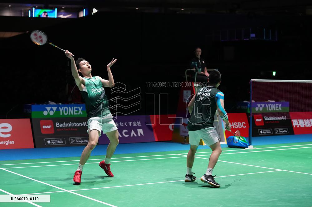 (SP)JAPAN-TOKYO-BADMINTON-WORLD CHAMPIONSHIPS-MEN'S DOUBLES-FINAL