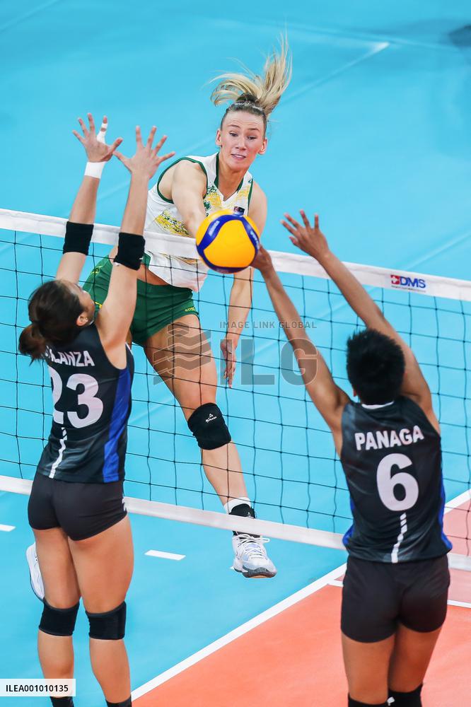 (SP)THE PHILIPPINES-PASIG CITY-VOLLEYBALL-AVC CUP-WOMEN-AUS VS PHI