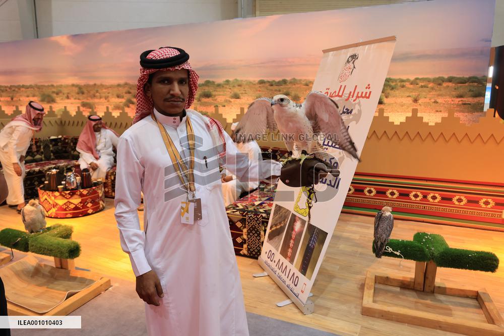 SAUDI ARABIA-RIYADH-FALCONS AND HUNTING EXHIBITION