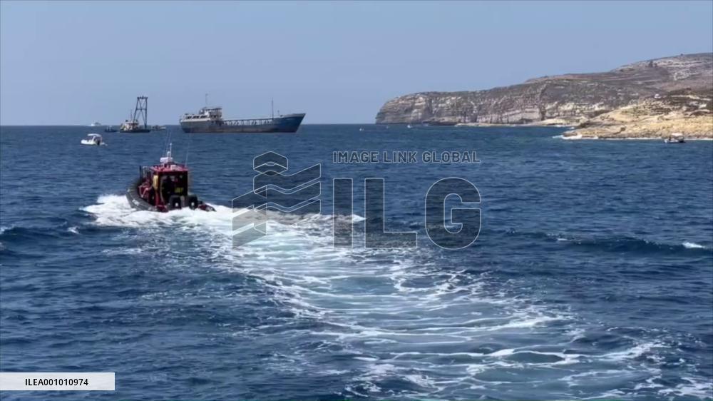 Old oil tanker becomes new artificial reef for divers in Malta