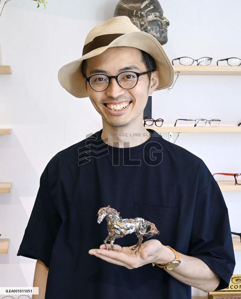 Product made of scrap watch materials