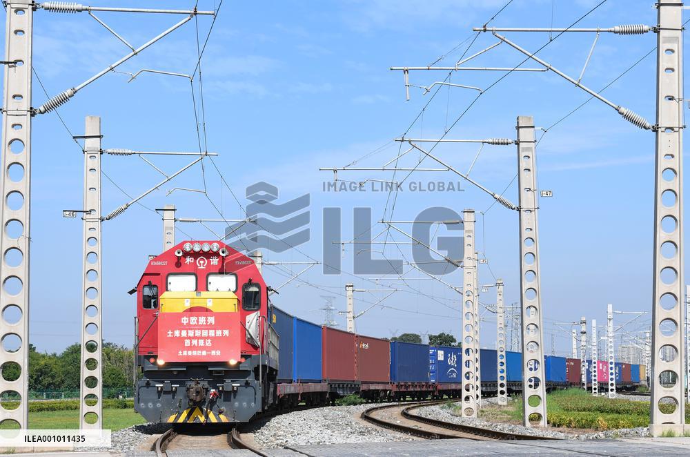 CHINA-SHAANXI-EUROPE-FREIGHT TRAIN-ARRIVAL (CN)