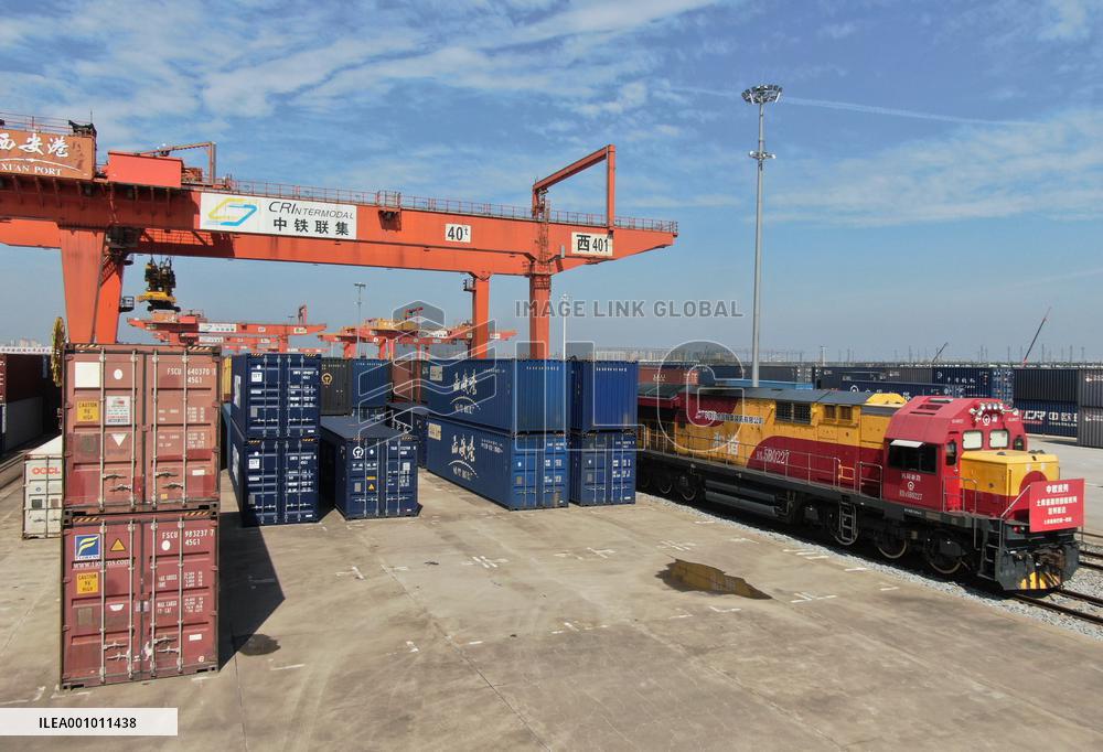 CHINA-SHAANXI-EUROPE-FREIGHT TRAIN-ARRIVAL (CN)