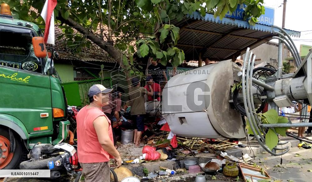 INDONESIA-WEST JAVA-BEKASI-TRAFFIC ACCIDENT