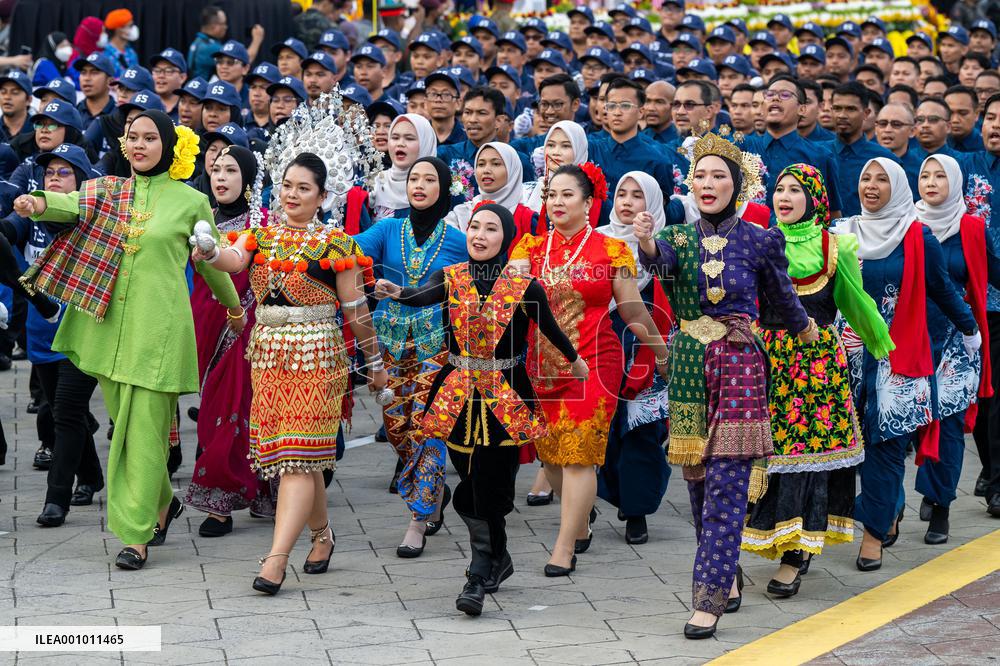 MALAYSIA-KUALA LUMPUR-INDEPENDENCE-65TH ANNIVERSARY