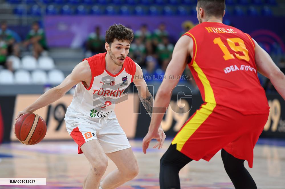 (SP)GEORGIA-TBILISI-BASKETBALL-FIBA EUROBASKET 2022-GROUP STAGE-TÜRKIYE VS MONTENEGRO