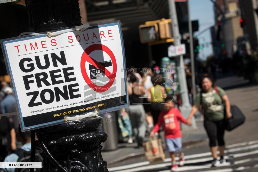 U.S.-NEW YORK-GUN-FREE ZONE