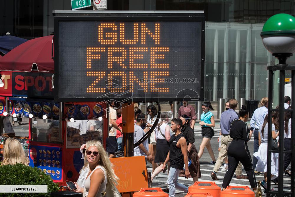 U.S.-NEW YORK-GUN-FREE ZONE