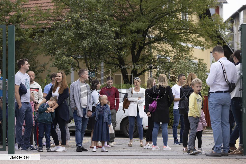 SLOVENIA-LJUBLJANA-FIRST SCHOOL DAY