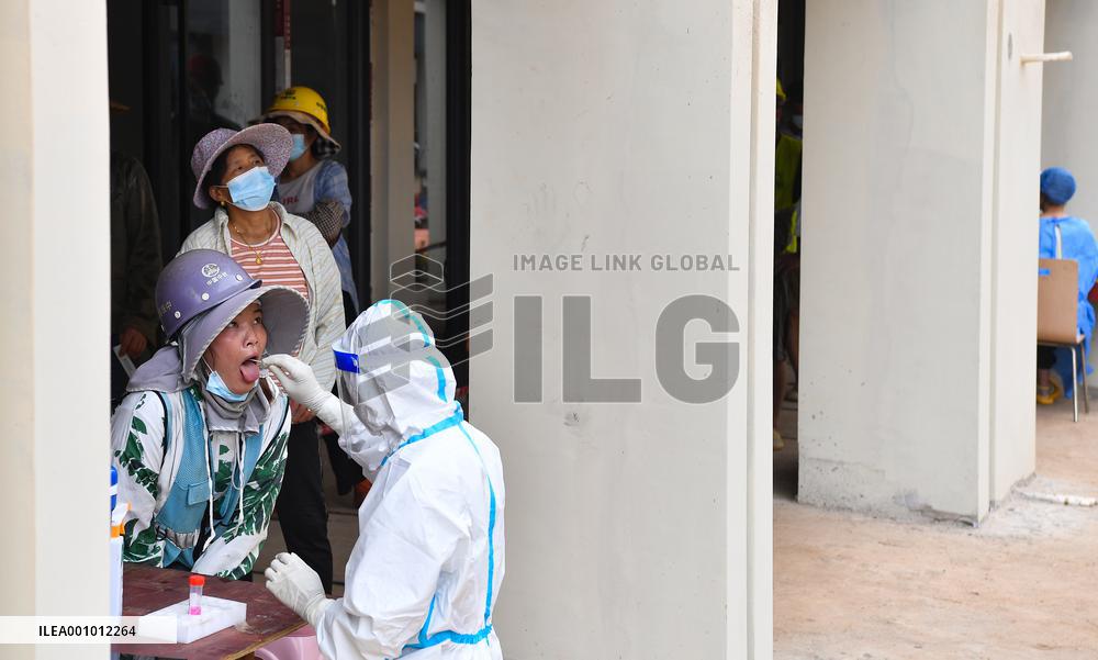 CHINA-HAINAN-JIANGDONG NEW AREA-COVID-19-CONSTRUCTION (CN)