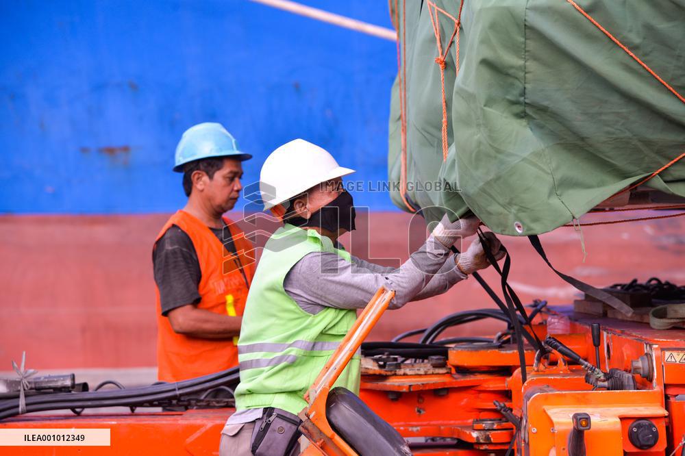 INDONESIA-JAKARTA-BANDUNG HIGH-SPEED RAILWAY-TRAINS-ARRIVAL