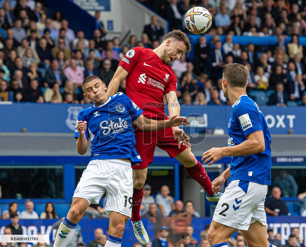 (SP)BRITAIN-LIVERPOOL-FOOTBALL-PREMIER LEAGUE-EVERTON VS LIVERPOOL