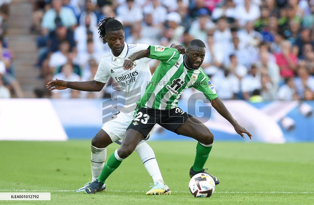 (SP)SPAIN-MADRID-FOOTBALL-SPANISH LEAGUE-REAL MADRID VS REAL BETIS