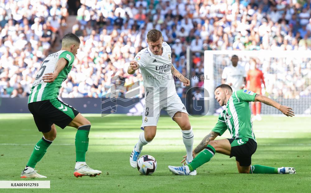 (SP)SPAIN-MADRID-FOOTBALL-SPANISH LEAGUE-REAL MADRID VS REAL BETIS