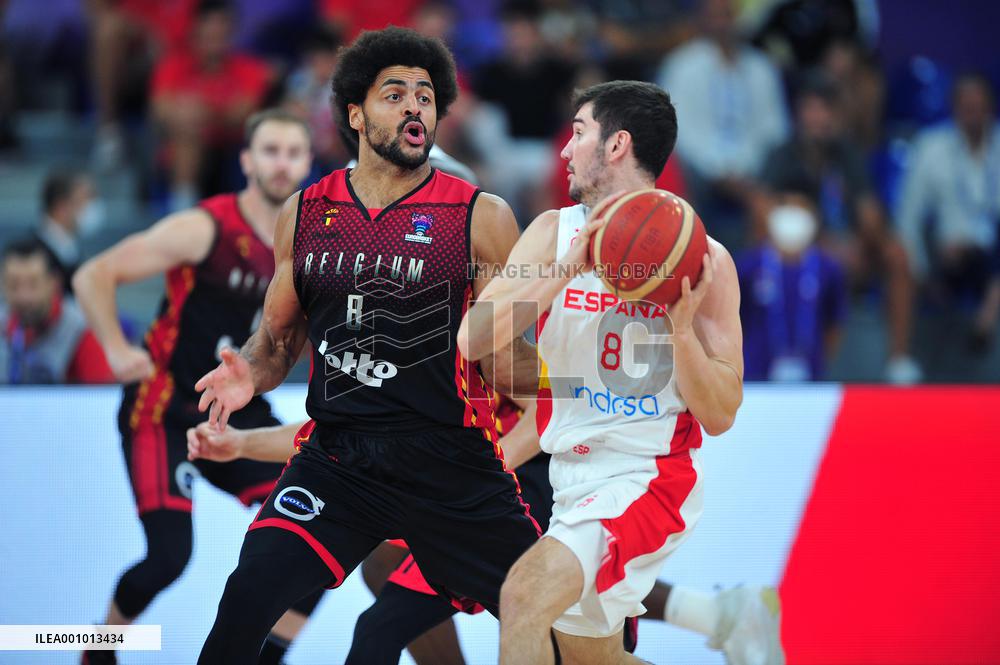 (SP)GEORGIA-TBILISI-BASKETBALL-FIBA EUROBASKET 2022-GROUP STAGE-BELGIUM VS SPAIN