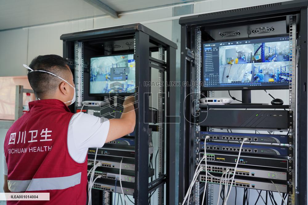 CHINA-SICHUAN-CHENGDU-COVID-19-AIR-INFLATED TESTING LABS (CN)