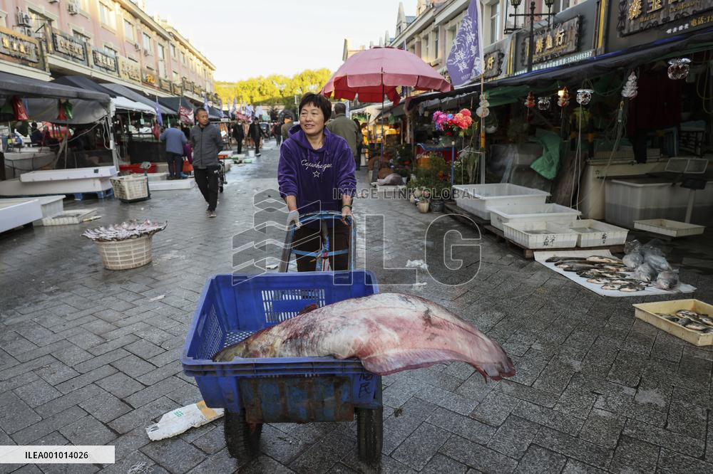 CHINA-HEILONGJIANG-FUYUAN-FISH MARKET (CN)