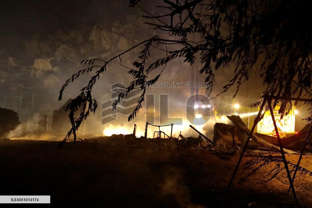 U.S.-CALIFORNIA-HEMET-WILDFIRE