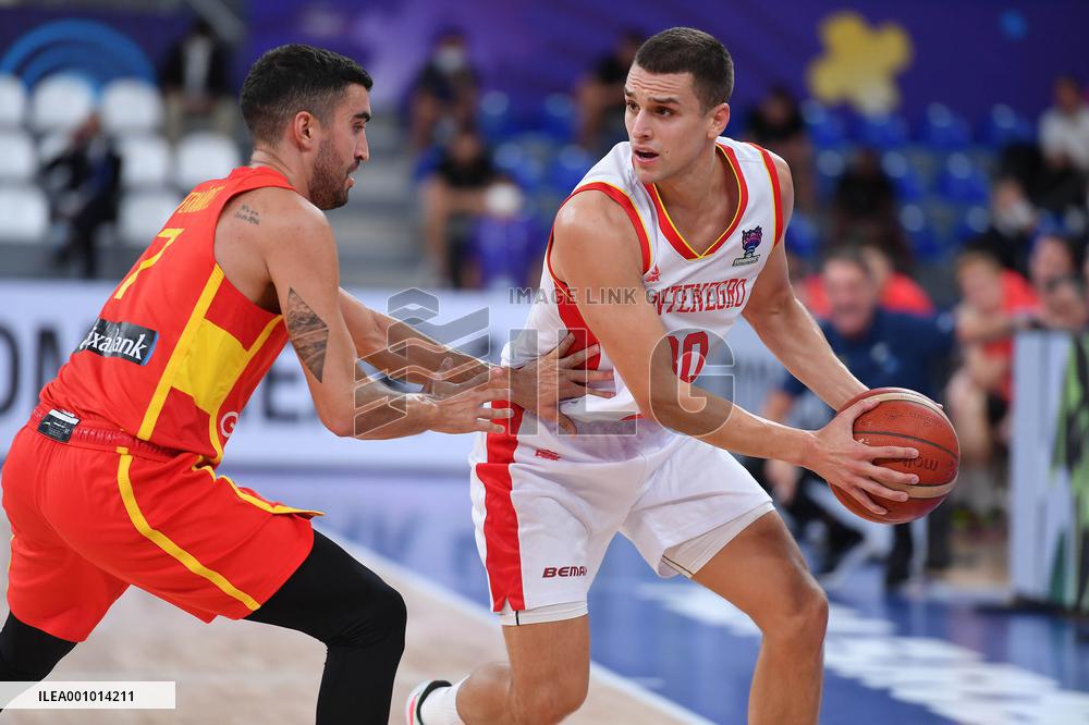 (SP)GEORGIA-TBILISI-BASKETBALL-FIBA EUROBASKET 2022-GROUP STAGE-ESP VS MNE