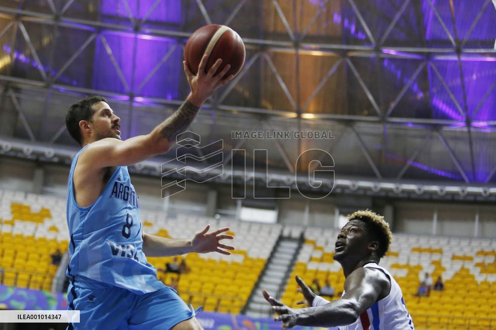 (SP)BRAZIL-RECIFE-BASKETBALL-FIBA-AMERICUP-ARGENTINA VS DOMINICAN REPUBLIC