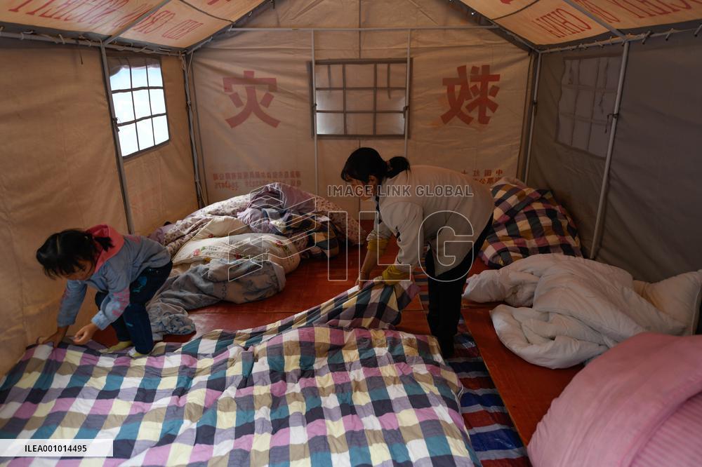 CHINA-SICHUAN-SHIMIAN-EARTHQUAKE-SHELTER(CN)