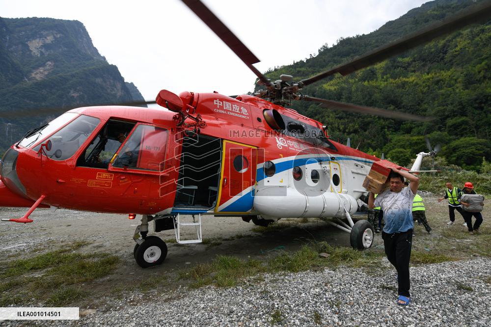 CHINA-SICHUAN-SHIMIAN-EARTHQUAKE-SHELTER(CN)