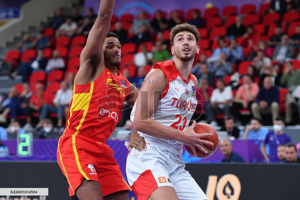 (SP)GEORGIA-TBILISI-BASKETBALL-FIBA EUROBASKET 2022-GROUP STAGE-ESP VS TUR