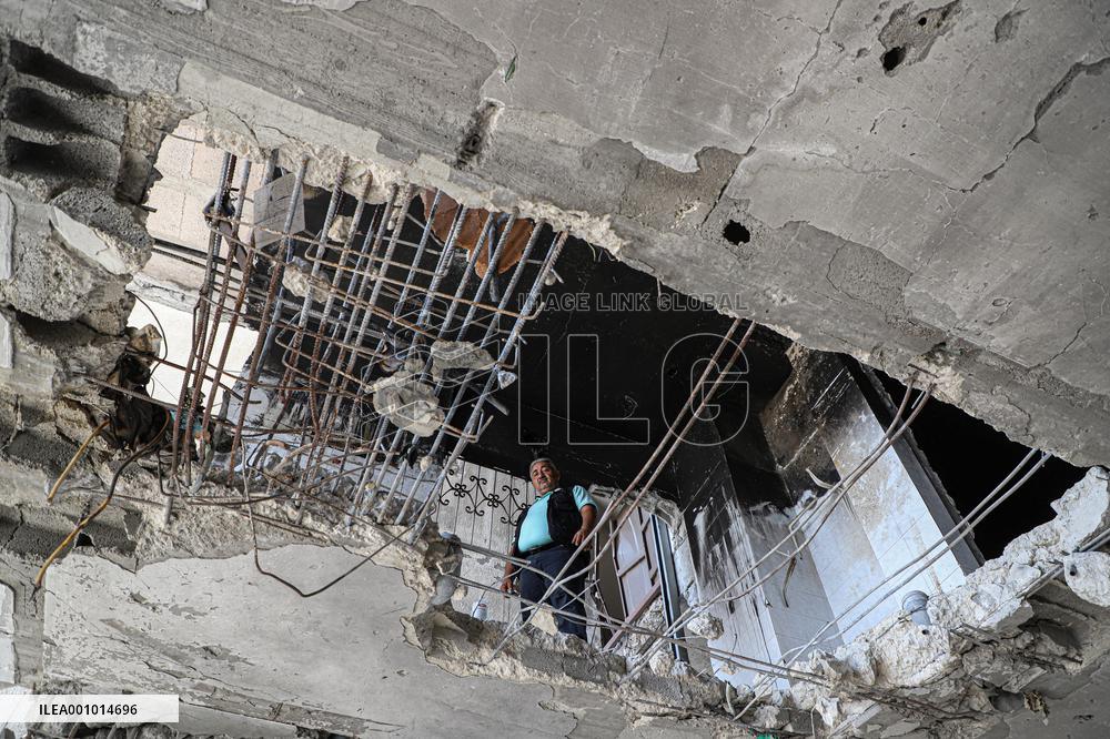 MIDEAST-GAZA CITY-RECONSTRUCTION