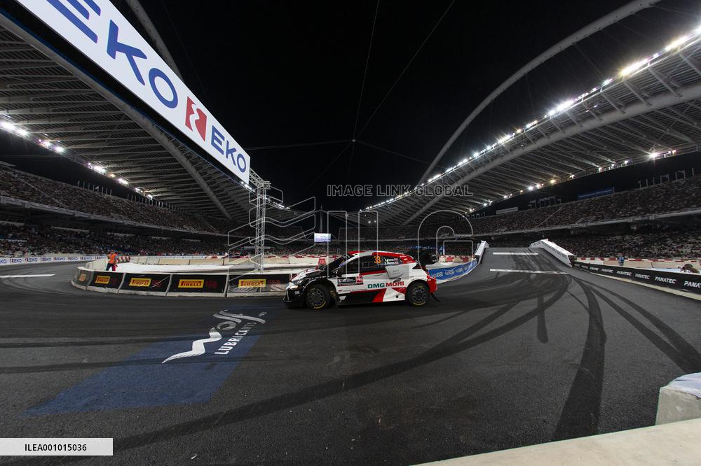 (SP)GREECE-ATHENS-WRC RALLY ACROPOLIS