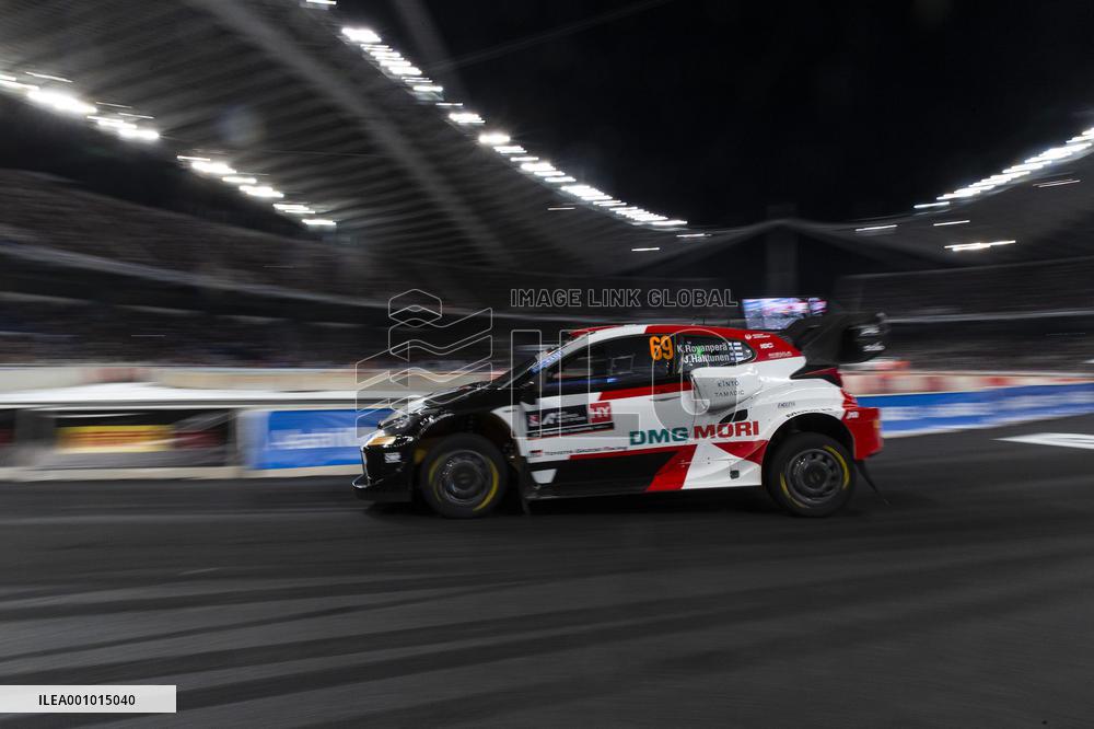 (SP)GREECE-ATHENS-WRC RALLY ACROPOLIS