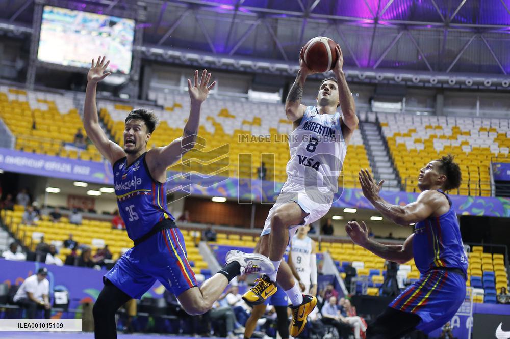 (SP)BRAZIL-RECIFE-BASKETBALL-FIBA-AMERICUP-ARGENTINA VS VENEZUELA