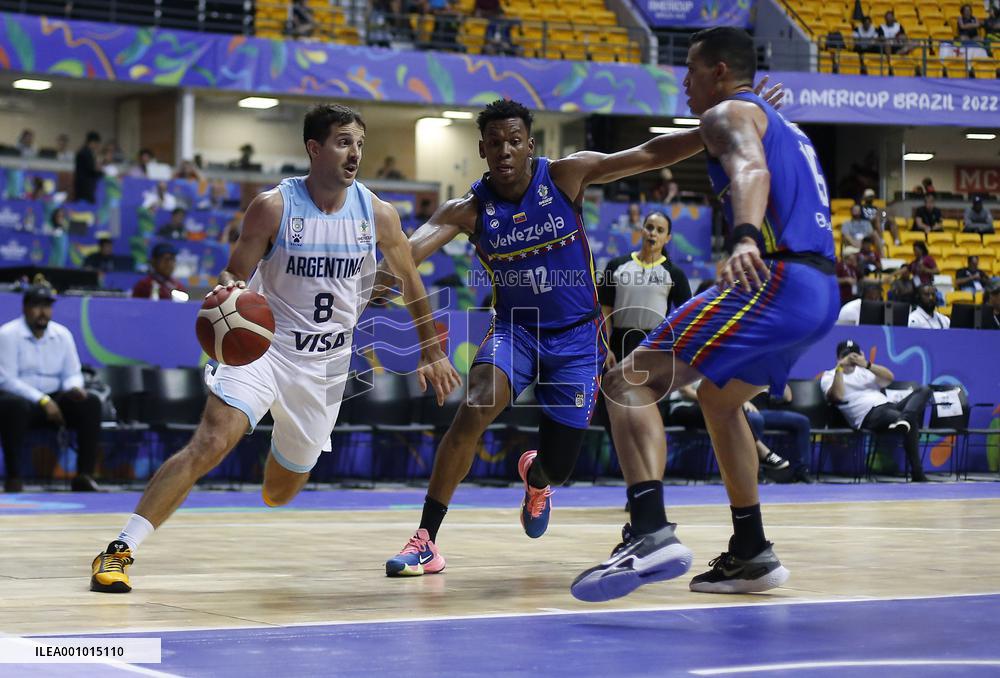 (SP)BRAZIL-RECIFE-BASKETBALL-FIBA-AMERICUP-ARGENTINA VS VENEZUELA