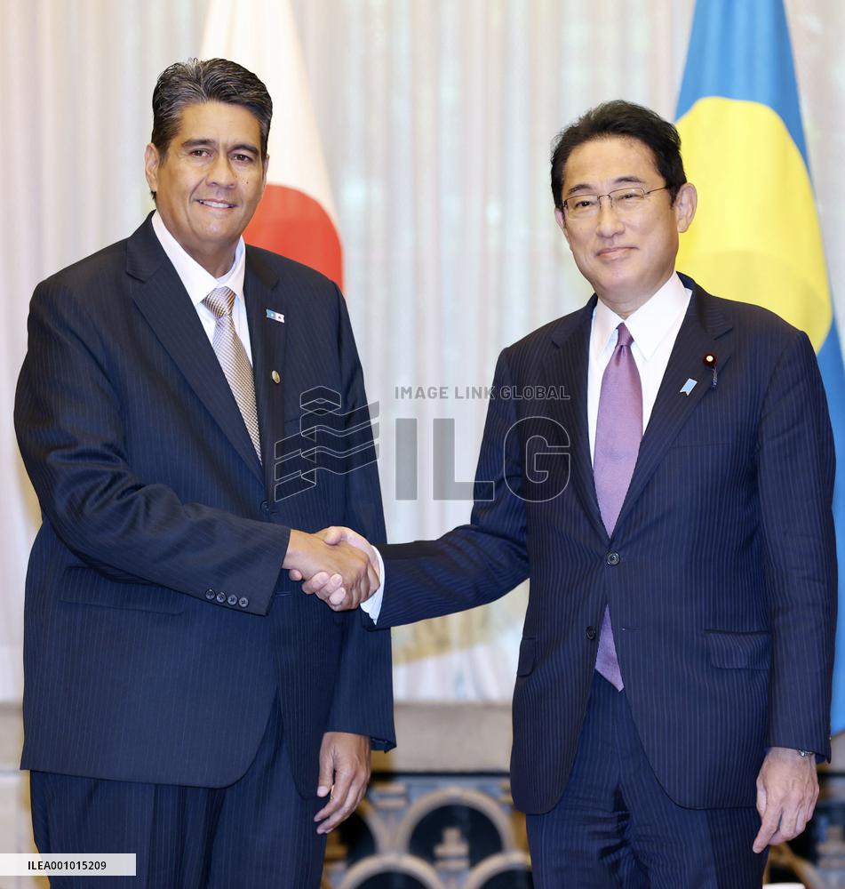 Palau president in Japan