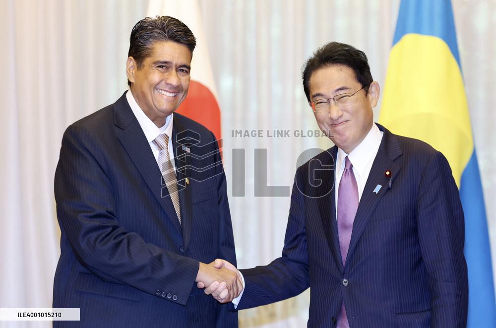 Palau president in Japan