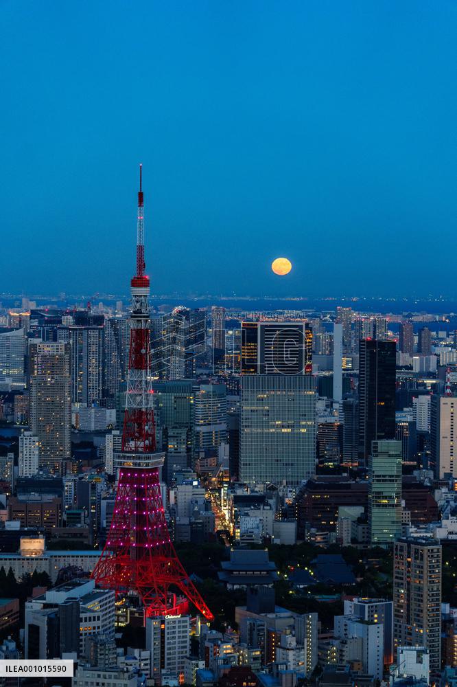 JAPAN-TOKYO-FULL MOON