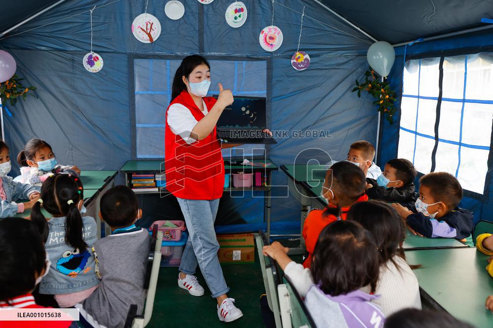 CHINA-SICHUAN-LUDING-EARTHQUAKE-CHILDREN (CN)
