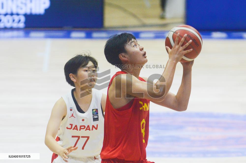 (SP)INDIA-BANGALORE-BASKETBALL-U18 WOMEN'S ASIAN CHAMPIONSHIP-CHN VS JPN