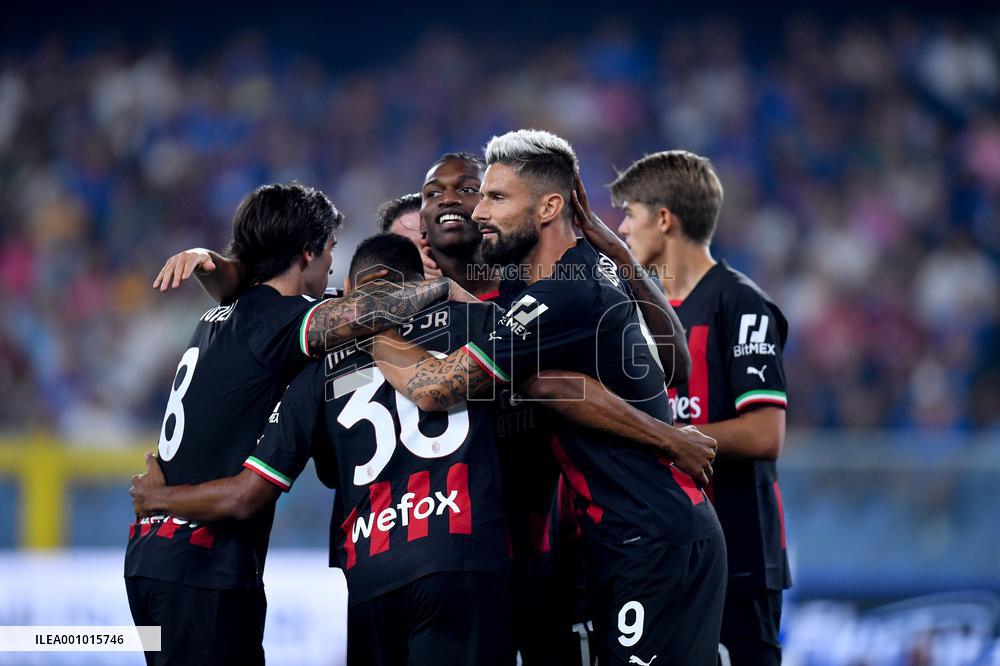 (SP)ITALY-GENOVA-FOOTBALL-SERIE A-AC MILAN VS SAMPDORIA