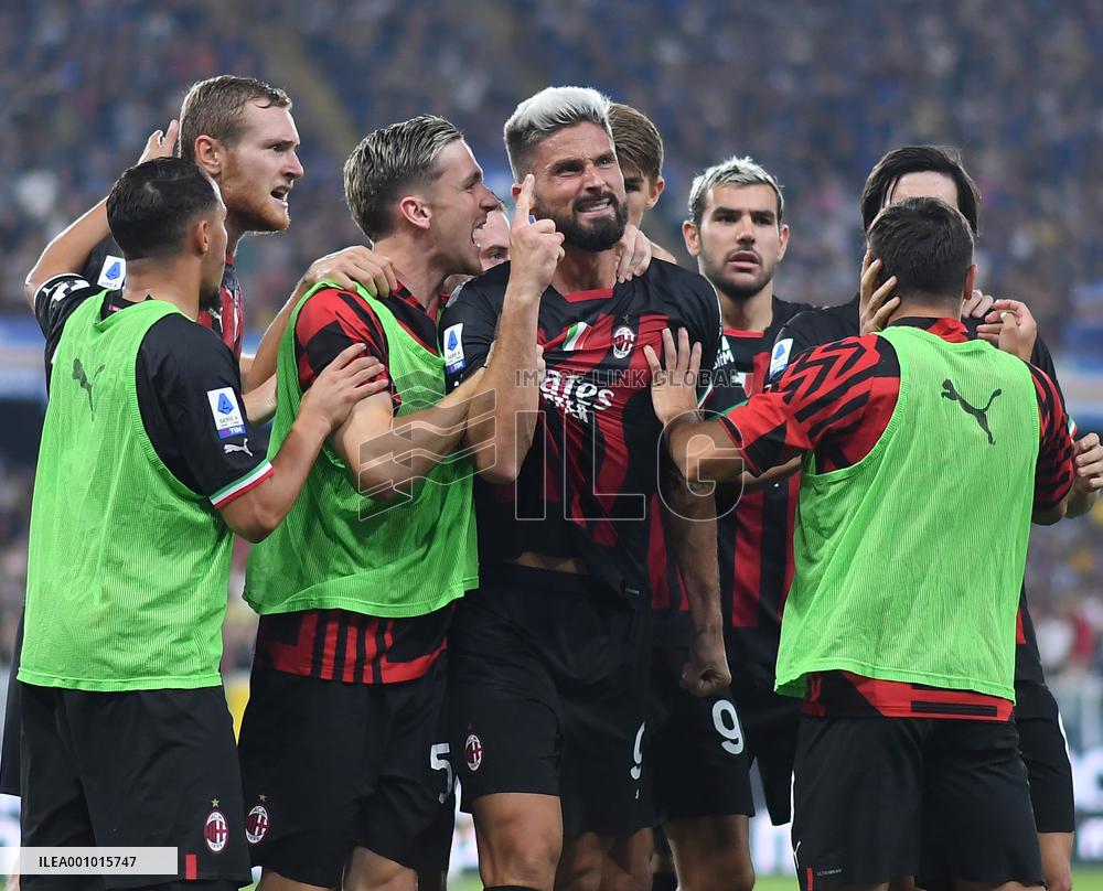 (SP)ITALY-GENOVA-FOOTBALL-SERIE A-AC MILAN VS SAMPDORIA