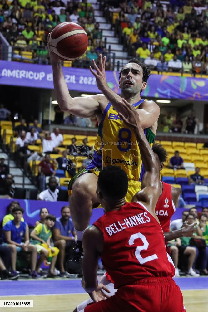 (SP)BRAZIL-RECIFE-BASKETBALL-FIBA AMERICUP-BRAZIL VS CANADA