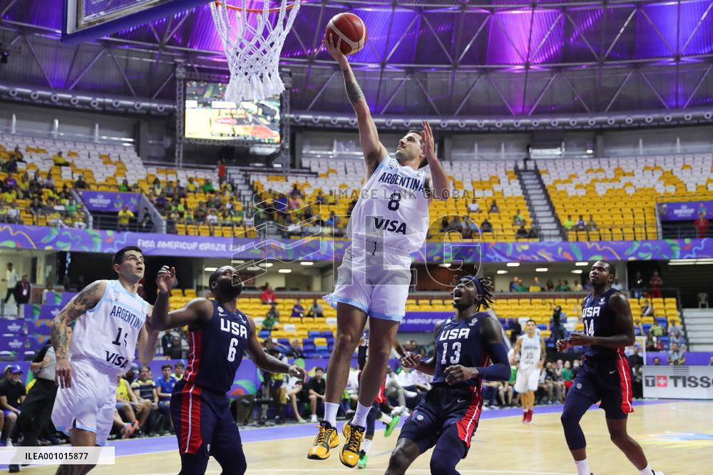 (SP)BRAZIL-RECIFE-BASKETBALL-FIBA AMERICUP-SEMIFINAL-ARG VS USA