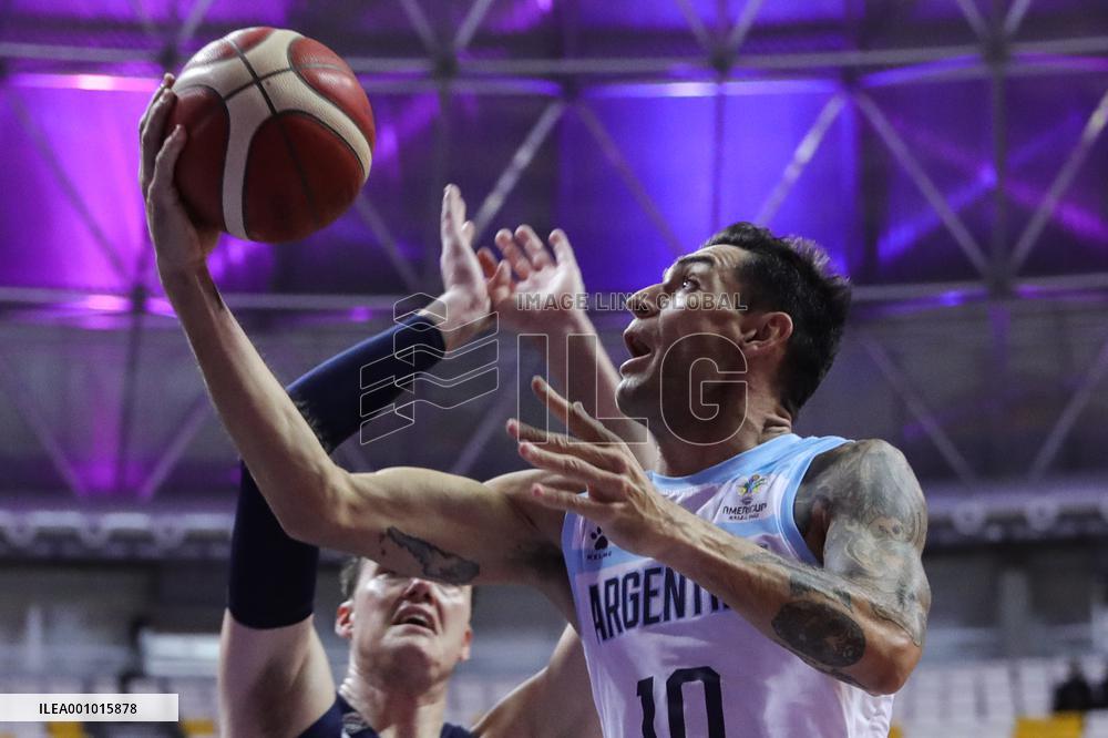 (SP)BRAZIL-RECIFE-BASKETBALL-FIBA AMERICUP-SEMIFINAL-ARG VS USA