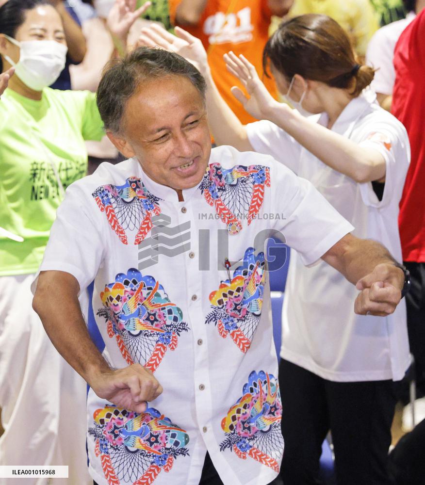 Incumbent Tamaki wins 2nd term as Okinawa governor