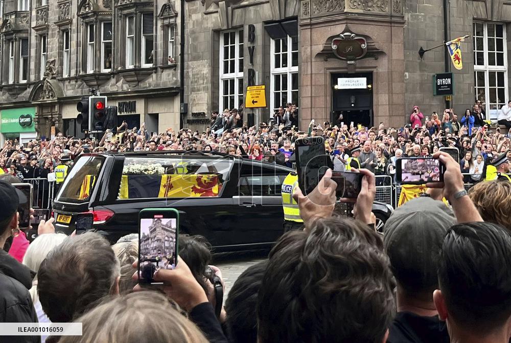 Coffin of Queen Elizabeth II